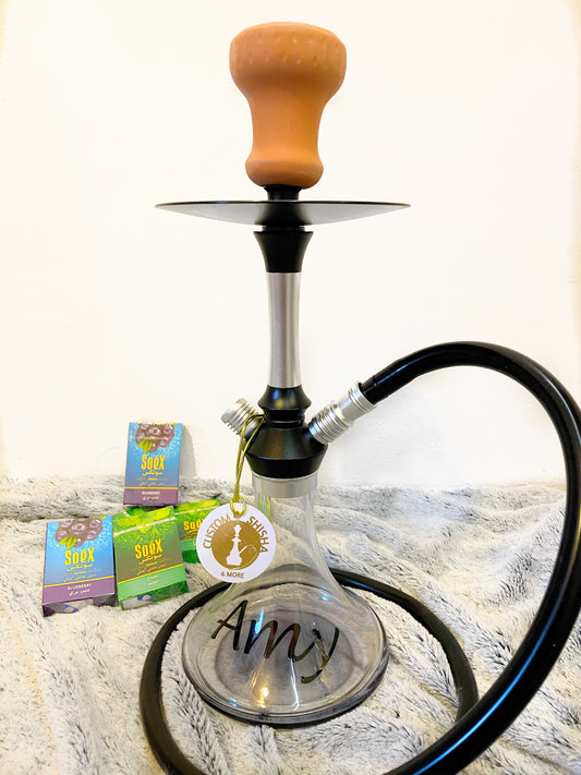 Small Silver Shisha